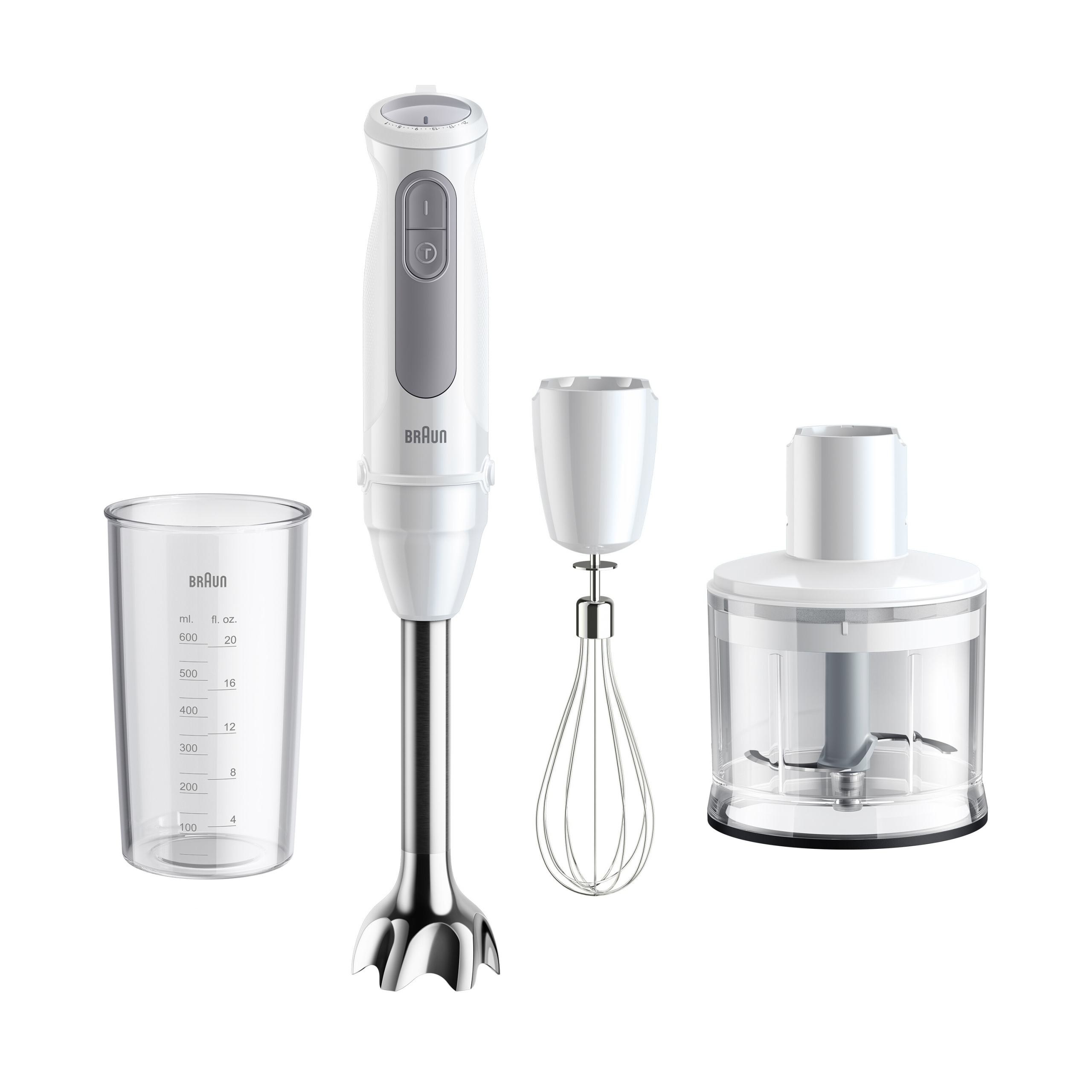 Tyčový mixér Braun MQ50236M 1000W biely